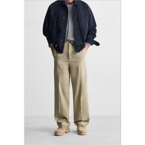 Zara Straigt Fit Cotton Pants
